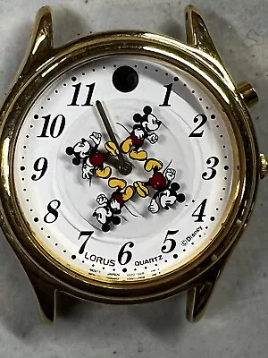 1990’s LORUS Rotating Mickey Mouse Twinkling Melody Watch Vintage Musical Disney • $49.99