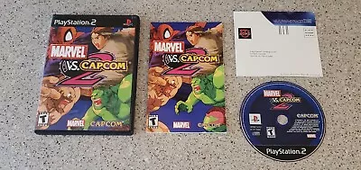 Marvel Vs. Capcom 2 Sony PlayStation 2 PS2 Game Complete CIB Lot CLEAN & TESTED! • $255.99