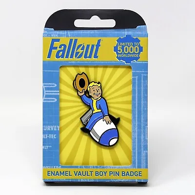 Fallout 4 76 Limited Edition Vault Boy Pin Badge - Official Bethesda Merch • £46.55