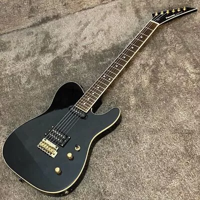 FERNANDES TEJ-55G Electric Guitar Black Telecaster Gold Parts Used JPN • $964.14