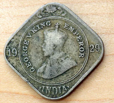 1929 India 2 Anna Calcutta Mint • $7.52