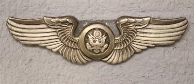 Army Air Force Badge 991: Aircrew Member Wings Applied Eagle - 3  Sterling Cb • $49.95