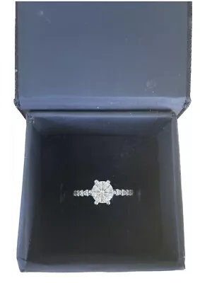 NEW VERRAGIO 18k WG Engagement Ring Certified 1.45tcw VS1 Diamond • $1839.79