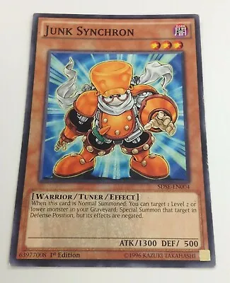 YuGiOh JUNK SYNDRON Trading Card SDSE-EN004 Common 1st Edition   • £9.64