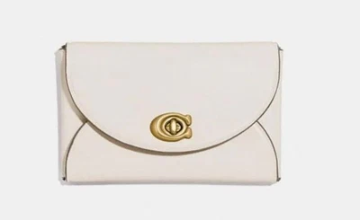 £39 • Buy COACH Women Complimentary Turnlock Card Case - Chalk Colour
