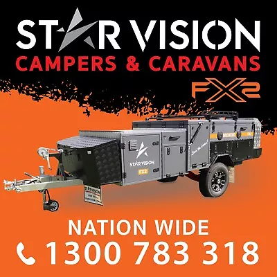 STAR VISION FX2 Forward Fold Off Road Camper Trailer • $23800