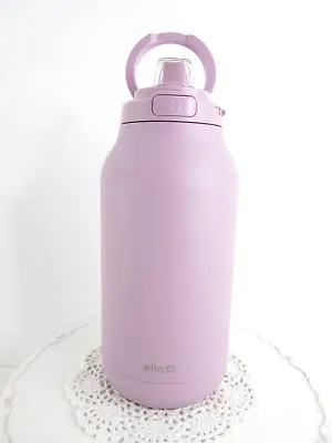 Ello Hydra 64OZ 1/2 Gallon Water Jug Handle Leakproof Stainless Steel Mauve NEW • $29.95
