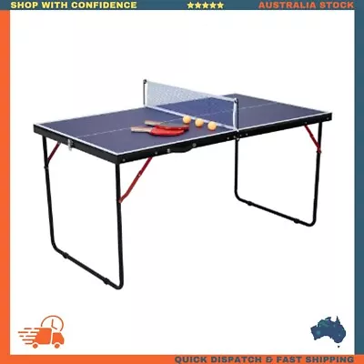 New Portable Tennis Table Folding Ping Pong Table Family Game Set 13.5kgs • $84.99