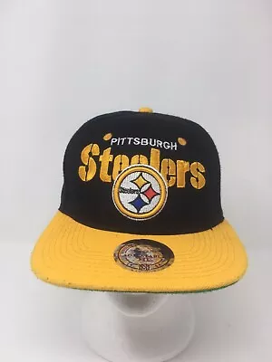 Mitchell & Ness NFL Vintage Collection Pittsburgh Steelers Logo Snapback Hat Cap • $39