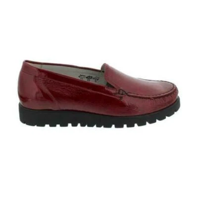 £101.53 • Buy Waldläufer Hegli , Moccasin,Threaded Sole, Taipei (Patent Leather), Red, Width H