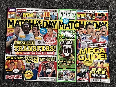 2 Issues Of 2010/11 Match Of The Day Magazines Bundle • £1.99