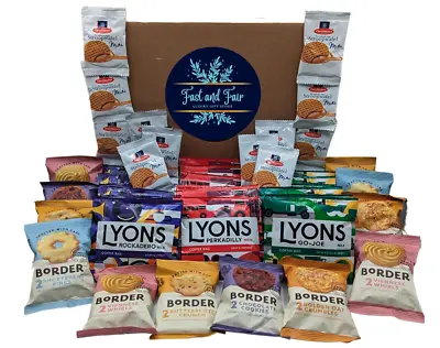 Lyons Coffee Gift Set; Selection Of Coffee Bags Biscuits And Stroopwafels • £24.99