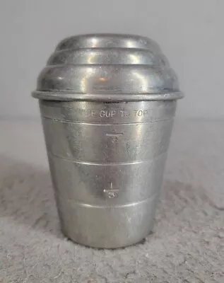 Mirro Vintage Aluminum Measuring Cup Shaker With Lid 1 Cup 2623M • $12.99