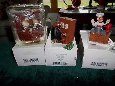 Lot Of 3 Hallmark Keepsake The Muppet Show Christmas Ornaments • $250