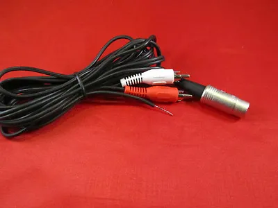 2 Ft  5 Pin Din Male To 2 RCA M  Audio Cable W/ Grounding For Bang & Olufsen. • $16.99