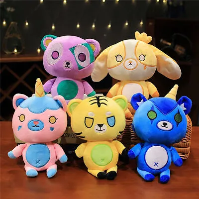 Cartoon Krew District Funneh Teddy Bear Soft Plush Toy Kids Child Gift Doll NEW • £11.96