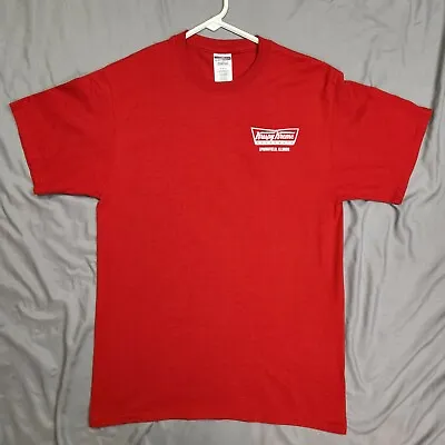 $14.99 • Buy Krispy Kreme Doughnuts Red Logo Graphic T Shirt Springfield, IL Rt 66 Medium M 