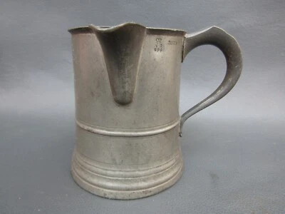 £25 • Buy Antique Pewter Pint Tankard Jug By James Yates