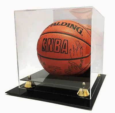 $53.99 • Buy Deluxe UV Protected Full Size Basketball Display Case W/ Mirror Back