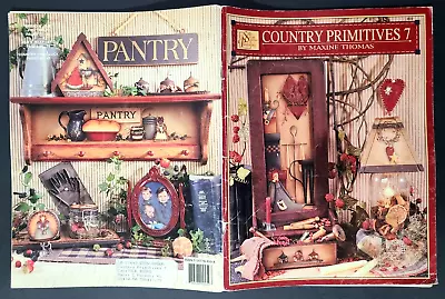 Country Primitives 7 Decorative Painter Tole Paint Artist Pattern Maxine Thomas • $6.99