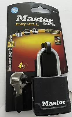 Master Lock EXCELL Weather Tough Laminated Steel Padlock 48 X 8 X 38mm • £10