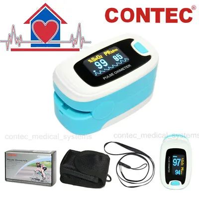 Home Use Finger Pulse Oximeter SpO2 Tester Adult Blood Oxygen Saturation Monitor • £14.39