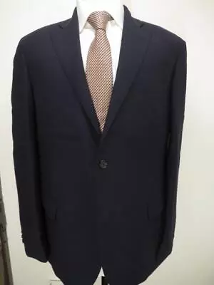 Recent DAVID CHU 2B Unstructured Half-lined Navy Blazer 42 R Italy LKNW! O87 • $76