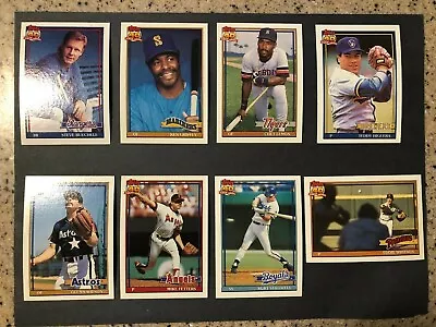 1991 Topps Baseball Cards 464-788 You Choose Mlb Card Vintage Free Shipping • $0.99