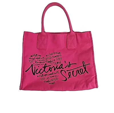 Victoria Secret 90's Women's Loved Wild Temptress Tote Beach Hand Bag • $12