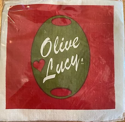 Set Of 36 Olive Lucy I Love Lucy Cocktail Napkins 3 Ply • $6.99