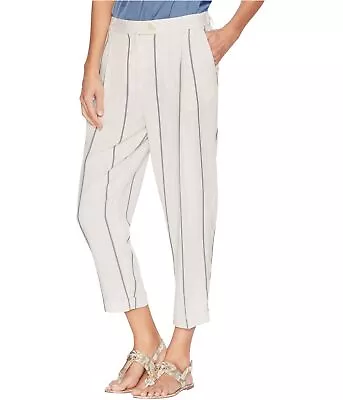 Vince Camuto Womens Pleated Casual Trouser Pants White 10 • $10.90