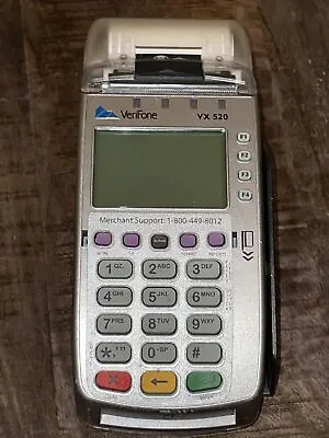 Verifone VX520 Credit Card Machine Terminal Reader Untested Parts Or Repair • $19.98