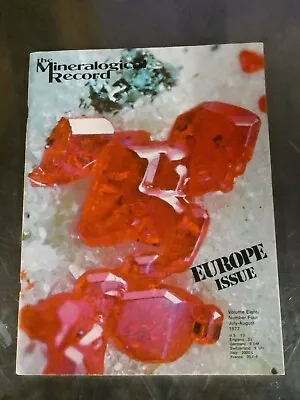 MINERALOGICAL RECORD - 1977 Vol. 8 #4 Europe Issue • $12