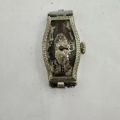 Vintage A. LeCoultre Blancpain Ladies Mechanical Wristwatch White Gold Filled • $150
