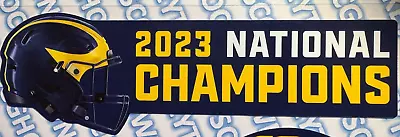 🔥2023 National Champions Michigan Wolverines Color Decal Sticker 2024 • $4.99