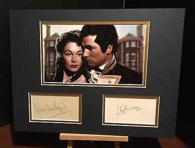 VIVIEN LEIGH LAURENCE OLIVIER Hornblower Genuine Signed 16x12 Display UACC COA • £225