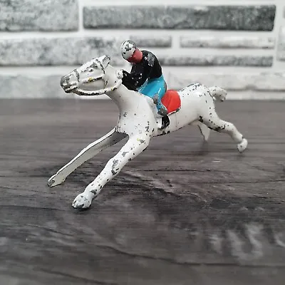 Vintage 1960's Chad Valley Escalado Board Game Metal Horse & Rider White • £9.95