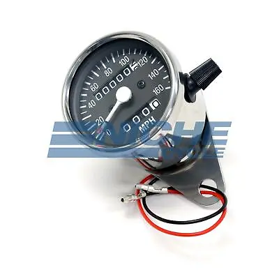 Mini Motorcycle Mechanical Speedo 160 MPH Speedometer Gauge 2240=60MPH • $74.60