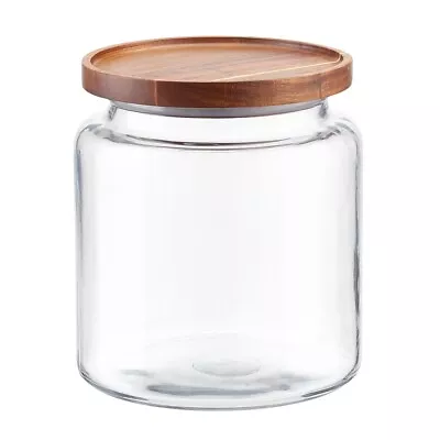 Anchor Hocking Montana Jar W/ Acacia Lid 96oz • $39.99