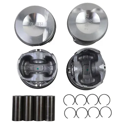 4x Pistons Kit Ø23mm Fits Audi VW Jetta GLI A4 A6 Q5 GTI Passat A3 TT 2.0 TFSI • $82