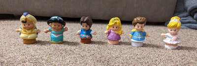£10 • Buy Fisher Price Little People Disney Princess Figures Rapunzel, Aladin & Cinderella