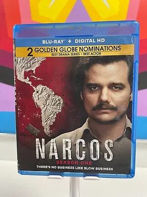 Narcos: Season 1 Blu-ray 3 Disc Set No Digital Pedro Pascal Pablo Escobar • $8.99