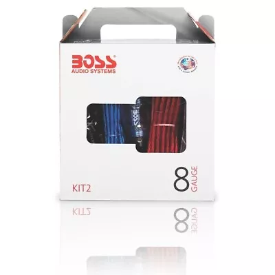 BOSS Audio Systems KIT2 8 Gauge Amp Installation Wiring Kit • $27.99