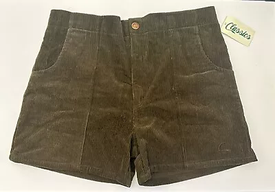 VTG Op Style Classics Brown 90s Corduroy Cord Surfer Shorts SZ 38/42 NWT • $45