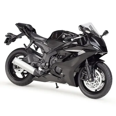 Welly 1:12 2020 YAMAHA YZF R6 Black Diecast Motorcycle Model Collection Toy Gift • $22.99