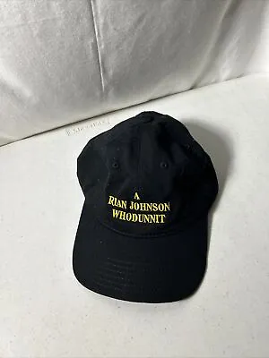 A Rian Johnson Whodunnit Knives Out Movie Cast And Crew Black Adjustable Hat • $29.99