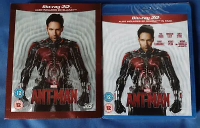 ANT-MAN (2015) MARVEL 2-Disc 3D & 2D BLU RAY * NEW SEALED * FREE 1st CLASS P&P * • £11.97