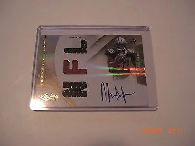 Mark Ingram 2011 Absolute Game Used Triple Jersey/ball Auto 112/199 Signed Card • $65