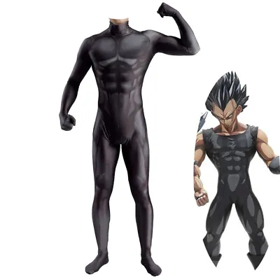 Dragon Ball Saiyan Black Costume Cosplay Bodysuit For Kids Adult • $62.89