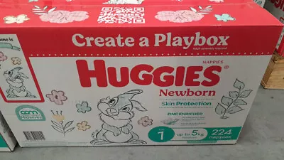 Huggies Ultimate Nappies Newborn 224 Count • $92.84